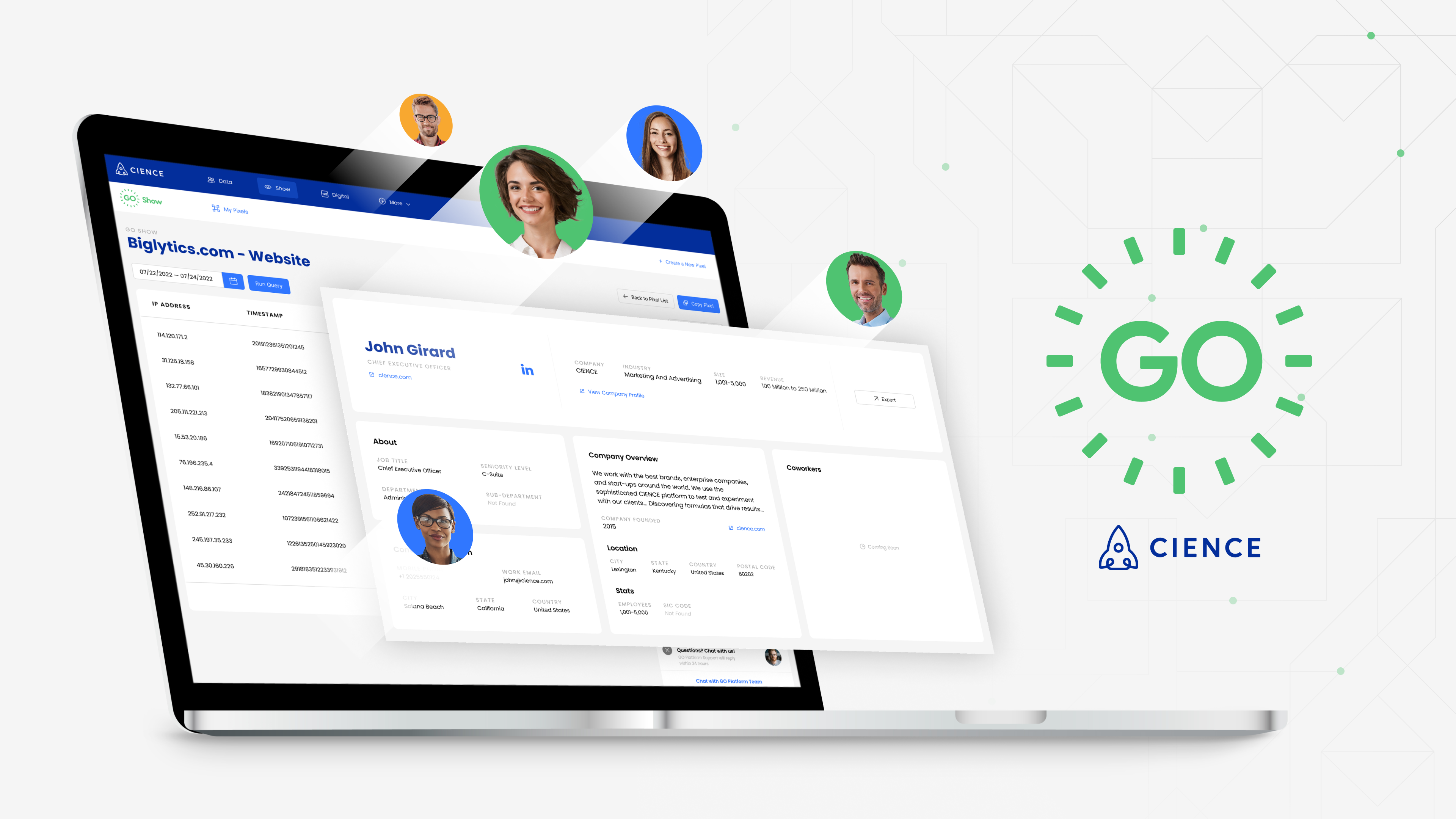 screenshot of GO Data
